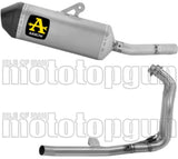 Système D'Échappement Complet Sans Catalyseur Et Homologué Au Niveau Sonore Explorer Titanium Embout Carby - Arrow Special Parts Compatible Avec Yamaha Ténéré 700 (2025-2026)
