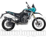 Système D'Échappement Complet Sans Catalyseur Et Homologué Au Niveau Sonore Indy-Race Evo Aluminium Noir Embout Carby - Arrow Special Parts Compatible Avec Kove Moto 800 X Pro (2025-2026)