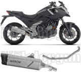 Système D'Échappement Complet Sans Catalyseur Et Homologué Au Niveau Sonore Indy-Race Evo Titanium Embout Carby - Arrow Special Parts Compatible Avec Honda Nc 750 X (2025-2026)