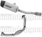 Système D'Échappement Complet Sans Catalyseur Et Homologué Au Niveau Sonore Titanium Embout Carby - Arrow Special Parts Compatible Avec Ktm 390 Enduro R (2025-2026)