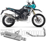 Système D'Échappement Complet Sans Catalyseur Et Homologué Au Niveau Sonore Indy-Race Evo Titanium - Arrow Special Parts Compatible Avec Kove Moto 800 X Pro (2025-2026)