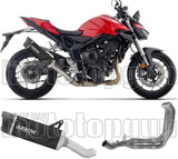 Système D'Échappement Complet Sans Catalyseur Et Homologué Au Niveau Sonore Indy-Race Evo Aluminium Noir Embout Carby - Arrow Special Parts Compatible Avec Honda Cb 1000 Hornet (2025-2026)