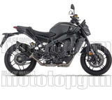 Système D'Échappement Complet Avec Catalyseur Et Homologation Acoustique Indy-Race Evo Aluminium Noir Embout Carby - Arrow Special Parts Compatible Avec Yamaha Mt-09 Sp 35Kw (2024-2026)