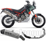 Système D'Échappement Complet Sans Catalyseur Et Homologué Au Niveau Sonore Indy-Race Evo Titanium - Arrow Special Parts Compatible Avec Aprilia Tuareg 660 (2025-2026)