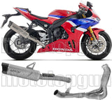 Système D'Échappement Complet Sans Catalyseur Et Homologué Au Niveau Sonore Indy-Race Evo Titanium Embout Carby - Arrow Special Parts Compatible Avec Honda Cbr 1000 Rr - R (2024-2026)