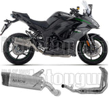 Système D'Échappement Complet Sans Catalyseur Et Homologué Au Niveau Sonore Indy-Race Evo Titanium Embout Carby - Arrow Special Parts Compatible Avec Kawasaki Ninja 1100 Sx (2025-2026)