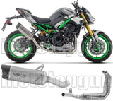 Système D'Échappement Complet Sans Catalyseur Et Homologué Au Niveau Sonore Indy-Race Evo Titanium Embout Carby - Arrow Special Parts Compatible Avec Kawasaki Z 900 (2025-2026)