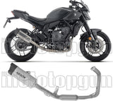 Système D'Échappement Complet Sans Catalyseur Et Homologué Au Niveau Sonore Indy-Race Evo Titanium Embout Carby - Arrow Special Parts Compatible Avec Yamaha Mt-07 (2025-2026)