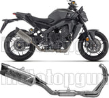 Système D'Échappement Complet Sans Catalyseur Et Homologué Au Niveau Sonore Indy-Race Evo Titanium Embout Carby - Arrow Special Parts Compatible Avec Yamaha Mt-09 Sp 35Kw (2024-2026)