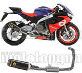 Système D'Échappement Complet Sans Catalyseur Et Homologué Au Niveau Sonore Indy-Race Carbon Carbon - Arrow Special Parts Compatible Avec Aprilia Tuono 660 (2021-2024)