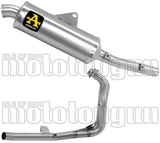 Système D'Échappement Complet Sans Catalyseur Et Homologué Au Niveau Sonore Indy-Race Aluminium Embout Acier - Arrow Special Parts Compatible Avec Yamaha Ténéré 700 (2025-2026)