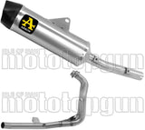 Système D'Échappement Complet Sans Catalyseur Et Homologué Au Niveau Sonore Indy-Race Titanium Embout Carby - Arrow Special Parts Compatible Avec Yamaha Ténéré 700 (2025-2026)