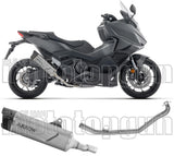 Système D'Échappement Complet Sans Catalyseur Et Homologué Au Niveau Sonore Indy-Race Evo Titanium Embout Carby - Arrow Special Parts Compatible Avec Honda Forza 750 (2025-2026)
