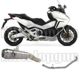 Système D'Échappement Complet Sans Catalyseur Et Homologué Au Niveau Sonore Pro-Race Aluminium Carbon - Arrow Special Parts Compatible Avec Honda Forza 750 (2021-2023)