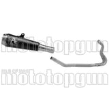 Système D'Échappement Complet Sans Catalyseur Et Homologué Au Niveau Sonore Pro-Race Nichrom Noir - Arrow Special Parts Compatible Avec Kawasaki Ninja 500 (2024-2026)