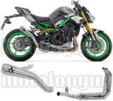 Système D'Échappement Complet Sans Catalyseur Et Homologué Au Niveau Sonore Pro-Race Nichrom - Arrow Special Parts Compatible Avec Kawasaki Z 900 (2025-2026)