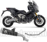 Système D'Échappement Complet Sans Catalyseur Et Homologué Au Niveau Sonore Pro-Race Nichrom Noir - Arrow Special Parts Compatible Avec Honda X-Adv 750 (2025-2026)