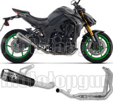 Système D'Échappement Complet Sans Catalyseur Et Homologué Au Niveau Sonore Pro-Race Acier Noir Embout Acier - Arrow Special Parts Compatible Avec Kawasaki Z 1100 (2025-2026)
