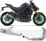 Système D'Échappement Complet Sans Catalyseur Et Homologué Au Niveau Sonore Pro-Race Nichrom Embout Acier - Arrow Special Parts Compatible Avec Kawasaki Z 1100 Se (2025-2026)