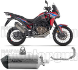 Système D'Échappement Complet Sans Catalyseur Et Homologué Au Niveau Sonore Sonora Titanium Carbon - Arrow Special Parts Compatible Avec Honda Crf 1100 L Africa Twin (2024-2026)