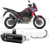 Système D'Échappement Complet Sans Catalyseur Et Homologué Au Niveau Sonore Sonora Titanium Noir Carbon - Arrow Special Parts Compatible Avec Honda Crf 1100 L Africa Twin (2024-2026)