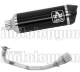Système D'Échappement Complet Avec Catalyseur Et Homologation Acoustique Urban Aluminium Noir Carbon - Arrow Special Parts Compatible Avec Honda Pcx 125 (2021-2024)