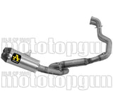 Système D'Échappement Complet Avec Catalyseur Et Homologation Acoustique Works Titanium Carbon - Arrow Special Parts Compatible Avec Suzuki Gsx 8S (2024-2025)