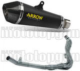 Système D'Échappement Complet Sans Catalyseur Et Homologué Au Niveau Sonore X-Kone Nichrom Noir Carbon - Arrow Special Parts Compatible Avec Suzuki Gsx-S 950 (2021-2023)