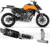 Échappement Sans Homologation Sonore Gp2 Gp-2 Nichrom Noir - Arrow Special Parts Compatible Avec Ktm 790 Duke (2025-2026)