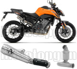 Échappement Sans Homologation Sonore Pro-Race Nichrom - Arrow Special Parts Compatible Avec Ktm 790 Duke (2025-2026)