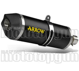 Système D'Échappement Catalytique Avec Homologation Acoustique Race-Tech Aluminium Noir Carbon - Arrow Special Parts Compatible Avec Ktm 690 Enduro (2009-2016)
