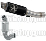 Système D'Échappement Non Catalysé Et Homologué Au Niveau Sonore Gp2 Gp-2 Nichrom Noir Acier - Arrow Special Parts Compatible Avec Ktm 790 Duke (2018-2020)