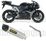 Système D'Échappement Non Catalysé Et Homologué Au Niveau Sonore Indy-Race Aluminium Carbon - Arrow Special Parts Compatible Avec Honda Cbr 600 Rr (2007-2008)