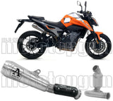 Système D'Échappement Non Catalysé Et Homologué Au Niveau Sonore Pro-Race Titanium Titanium - Arrow Special Parts Compatible Avec Ktm 790 Duke (2018-2020)