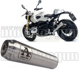 Système D'Échappement Homologué Au Niveau Sonore Pro-Race Nichrom Acier - Arrow Special Parts Compatible Avec Bmw R Nine T 1200 (2017-2019)
