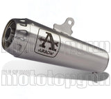 Système D'Échappement Homologué Au Niveau Sonore Pro-Race Nichrom Acier - Arrow Special Parts Compatible Avec Bmw R Nine T 1200 Scrambler (2016-2020)
