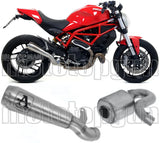 Système D'Échappement Non Catalysé Et Homologué Au Niveau Sonore Pro-Race Nichrom Acier - Arrow Special Parts Compatible Avec Ducati Monster 797 (2017-2018)
