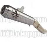 Système D'Échappement Homologué Au Niveau Sonore Pro-Race Nichrom Acier - Arrow Special Parts Compatible Avec Honda Cb 500 F (2019-2020)