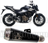 Système D'Échappement Homologué Au Niveau Sonore Pro-Race Nichrom Noir Acier - Arrow Special Parts Compatible Avec Honda Cb 500 F (2019-2020)