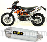 Système D'Échappement Non Catalysé Et Homologué Au Niveau Sonore Race-Tech Aluminium Acier - Arrow Special Parts Compatible Avec Ktm 690 Smc R (2019-2024)