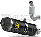 Système D'Échappement Non Catalysé Et Homologué Au Niveau Sonore Race-Tech Aluminium Noir Carbon - Arrow Special Parts Compatible Avec Ktm 790 Duke (2023)