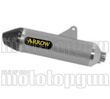 Système D'Échappement Non Catalysé Et Homologué Au Niveau Sonore Thunder Titanium Carbon - Arrow Special Parts Compatible Avec Honda Crf 300 L (2021-2024)