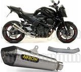 Système D'Échappement Homologué Au Niveau Sonore X-Kone Nichrom Carbon - Arrow Special Parts Compatible Avec Kawasaki Z 750 R (2011-2014)