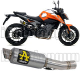 Système D'Échappement Homologué Au Niveau Sonore Gp2 Gp-2 Titanium Acier - Arrow Special Parts Compatible Avec Ktm 890 Duke R (2020-2023)