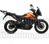 Système D'Échappement Homologué Au Niveau Sonore Indy-Race Aluminium Noir Carbon - Arrow Special Parts Compatible Avec Ktm 390 Adventure (2020-2023)