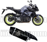 Système D'Échappement Homologué Au Niveau Sonore Indy-Race Aluminium Noir Carbon - Arrow Special Parts Compatible Avec Yamaha Mt-10 (2016-2020)