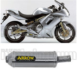 Système D'Échappement Homologué Au Niveau Sonore Maxi Race-Tech Aluminium Acier - Arrow Special Parts Compatible Avec Kawasaki Er-6 F (2005-2011)