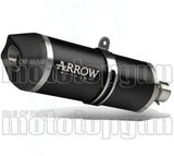 Système D'Échappement Homologué Au Niveau Sonore Maxi Race-Tech Aluminium Noir Carbon - Arrow Special Parts Compatible Avec Bmw R 1250 Rs (2019-2020)