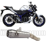 Système D'Échappement Homologué Au Niveau Sonore Pro-Race Nichrom Acier - Arrow Special Parts Compatible Avec Yamaha Mt-03 (2018-2019)