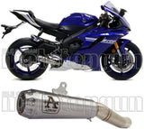 Système D'Échappement Homologué Au Niveau Sonore Pro-Race Nichrom Acier - Arrow Special Parts Compatible Avec Yamaha Yzf-R6 (2017-2021)